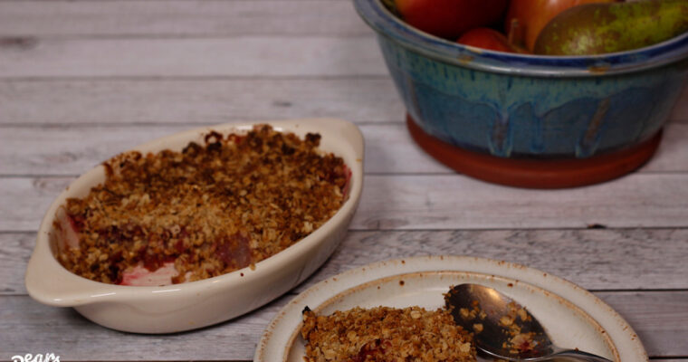 Berry, Apple & Pear Crumble